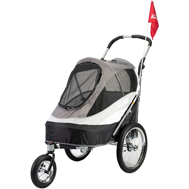 Sporty Deluxe Dog Trailer and Dog Pram with Free Raincover from our Dog Bike Trailers range