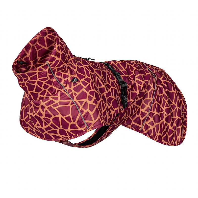 Rukka Hayton Warm Dog Raincoat Carmin