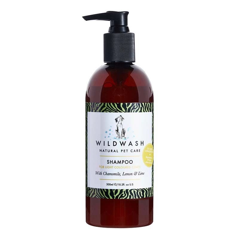 Wild Wash Dog Shampoo for Light Coloured Coats - 300ml
