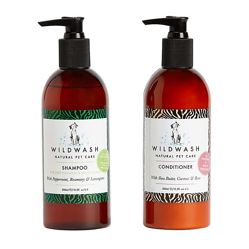 Wild Wash Deep Clean Dog Shampoo and Conditioner Set