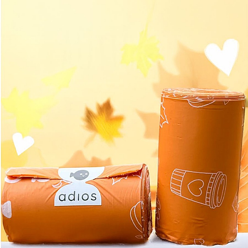 Adios Autumn Dog Poo Bags - 60 Bags