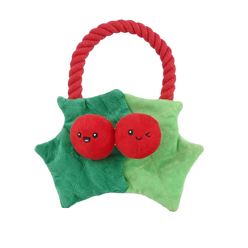 Happy Woofmas Christmas Berry Tug Rope Dog Toy