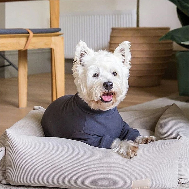 Fuzzyard Life Slate Grey Super Soft Dog Pyjamas