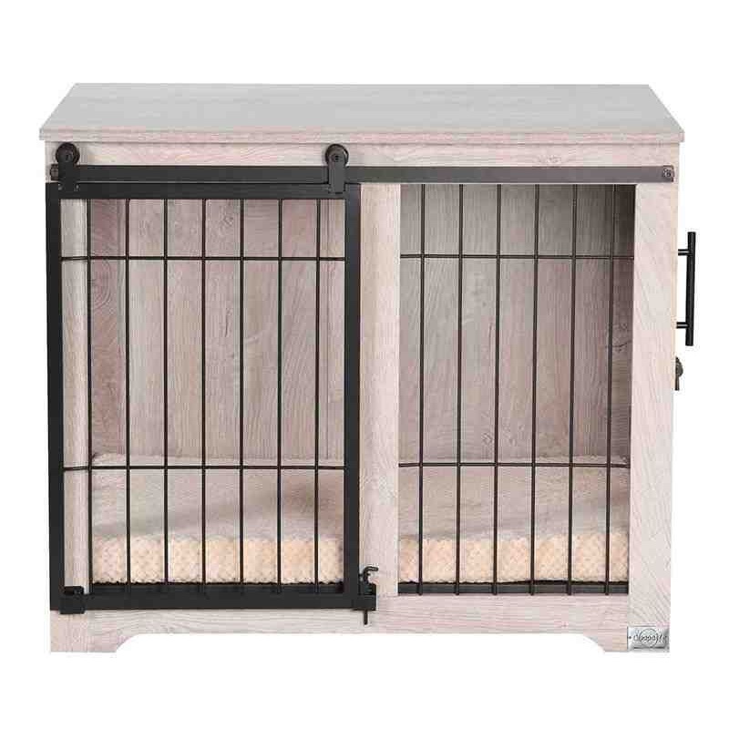Quapas Ash Indoor Wooden Dog Crate
