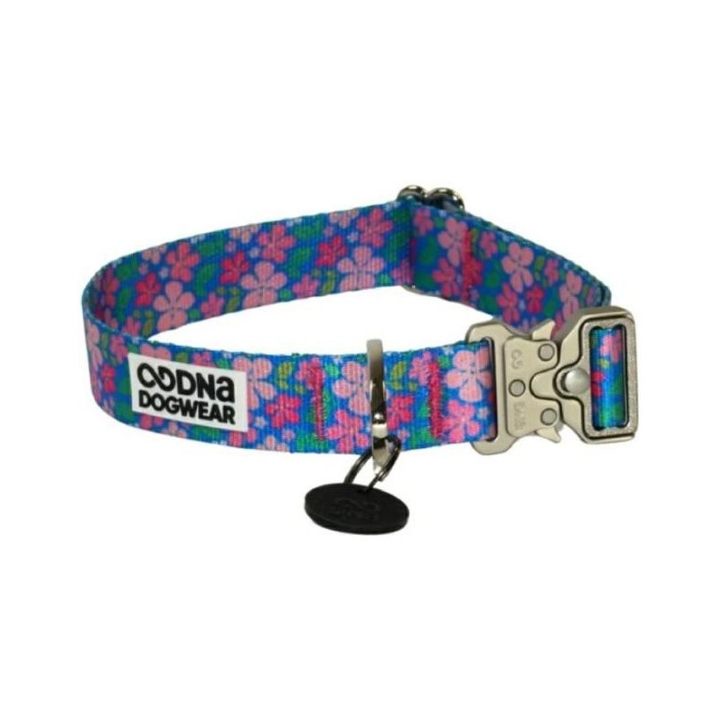 DNA Art Blooms Cottage Flowers Dog Collars