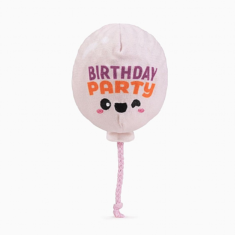 Yappy Birthday Balloon Squeaky Ball Dog Toy