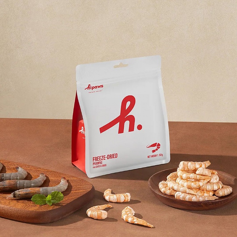 HiPaws Dog and Cat Treats Freeze Dried Whole Prawns