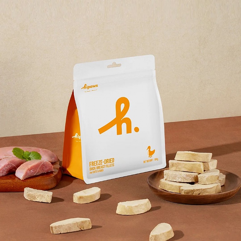 HiPaws Dog and Cat Treats Freeze Dried Duck Breast Fillets