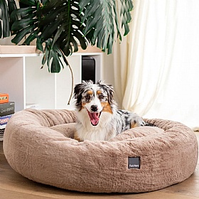 Dreameazzzy Cuddler Dog Bed Chai