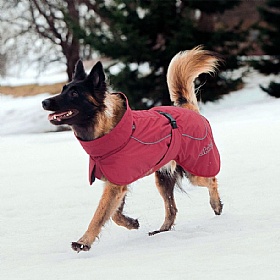 Rukka Stormy Waterproof Dog Coat Burgundy