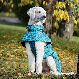 Rukka Hayton Warm Dog Raincoat Turquoise