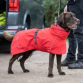 Rukka Hayton Eco Dog Raincoat Red