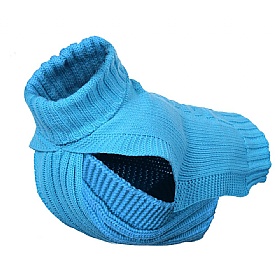 Rukka Cable Knit Dog Jumper Turquoise