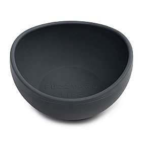 FuzzYard Life Non-Slip Silicone Dog Bowls Slate Grey
