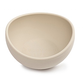 FuzzYard Life Non-Slip Silicone Dog Bowls Sandstone