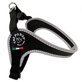 Treponti Easy Fit Classic Dog Harness with Adjustable Girth Black