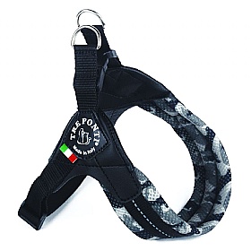 Treponti Easy Fit Mesh Grey Camo Dog Harness with Adjustable Girth