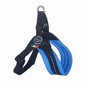 Treponti Easy Fit Mesh Dog Harness with Adjustable Girth in Sky Blue