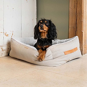 Essentials Twill Box Dog Beds