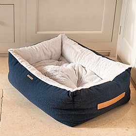 Essentials Twill Box Dog Beds