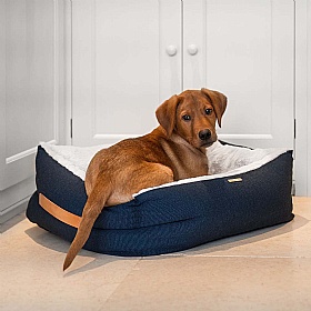 Essentials Twill Box Dog Beds