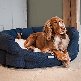 Essentials Twill Oval Dog Beds
