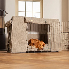 Essentials Herdwick Dog Crate Set in Pebble