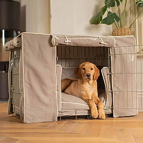 Savanna Dog Crate Set Stone