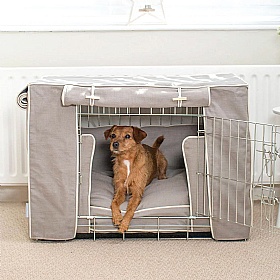 Savanna Dog Crate Set Stone