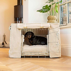 Savanna Dog Crate Set Oatmeal
