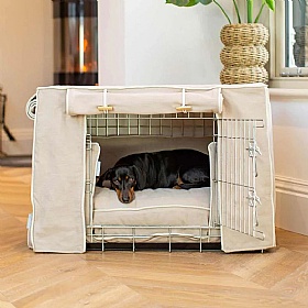 Savanna Dog Crate Set Oatmeal
