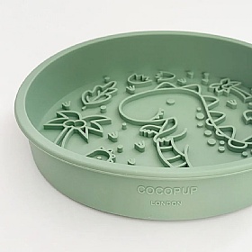 Dinopaws Slow Feeder Dog Bowl and Lick Mat