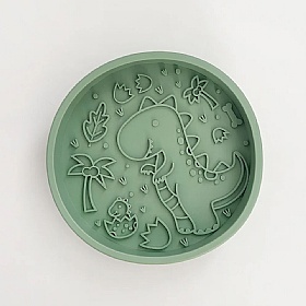 Dinopaws Slow Feeder Dog Bowl and Lick Mat