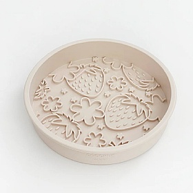 Pupberry Fields Slow Feeder Dog Bowl and Lick Mat