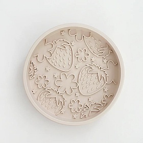 Pupberry Fields Slow Feeder Dog Bowl and Lick Mat