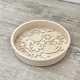 Pupberry Fields Slow Feeder Dog Bowl and Lick Mat