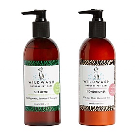 Wild Wash Deep Clean Dog Shampoo and Conditioner Set