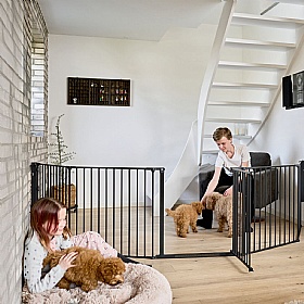 DogSpace Max 2-in-1 Dog Gate and Puppy Pen