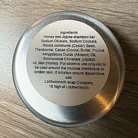 Completely Natural Honey and Jojoba Solid Dog Shampoo Tin