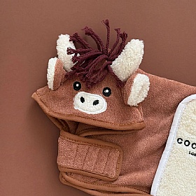 Harold the Highland Cow Dog Drying Robe