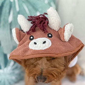 Harold the Highland Cow Dog Drying Robe
