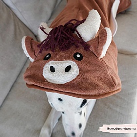 Harold the Highland Cow Dog Drying Robe