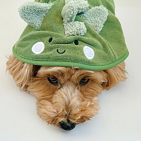 Dinopup Dog Drying Robe