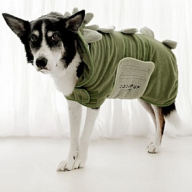 Dinopup Dog Drying Robe