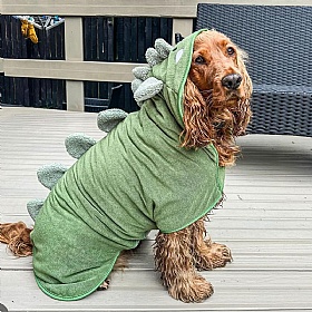 Dinopup Dog Drying Robe