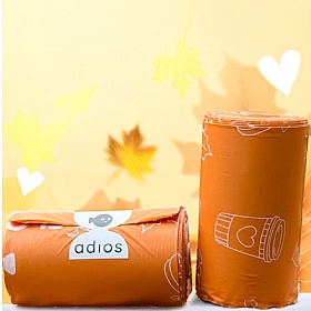 Adios Autumn Dog Poo Bags - 60 Bags