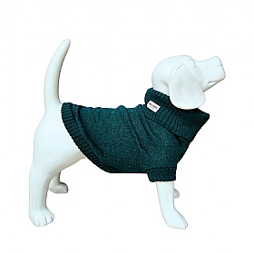 Wag & Wool Forest Green British Wool Dog jumper