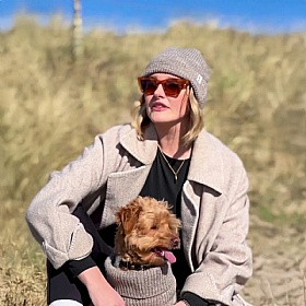 Wag & Wool Oatmeal British Wool Beanie Hat