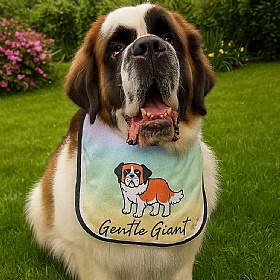 Piper & Gran Gentle Giant Dog Drool Bib