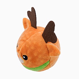 Happy Woofmas Reindeer Squeaky Ball Dog Toy